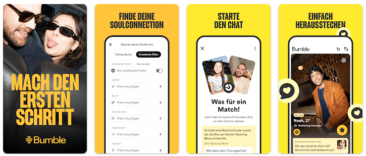 Bumble: Bei dieser Dating App haben Frauen die Macht