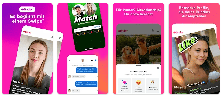 Tinder: Der Klassiker unter den Dating-Apps